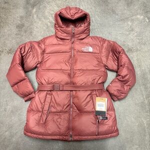 the north face women's nuptse belt mid jacket